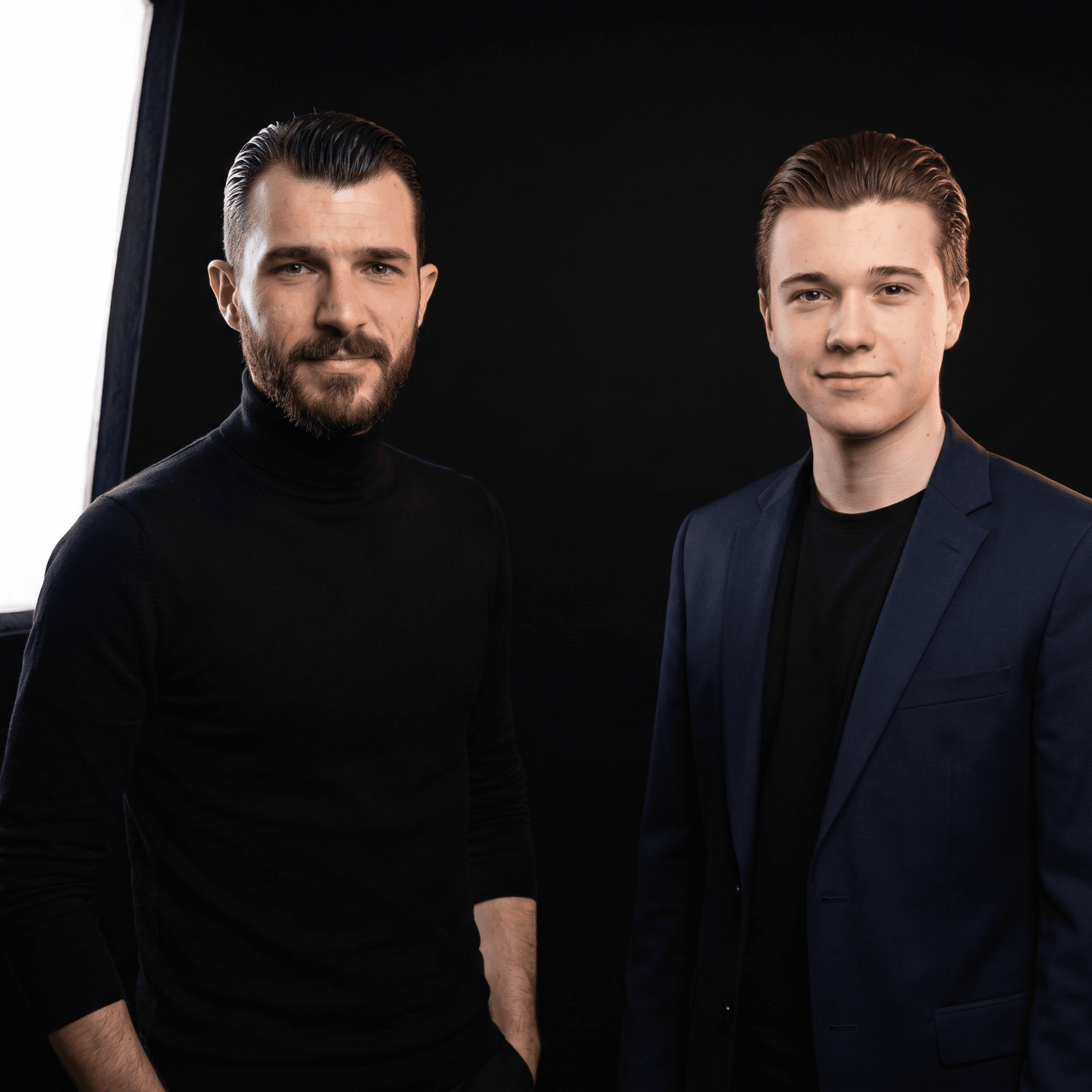 Dylan und Noric — Gründer Lazarus AI